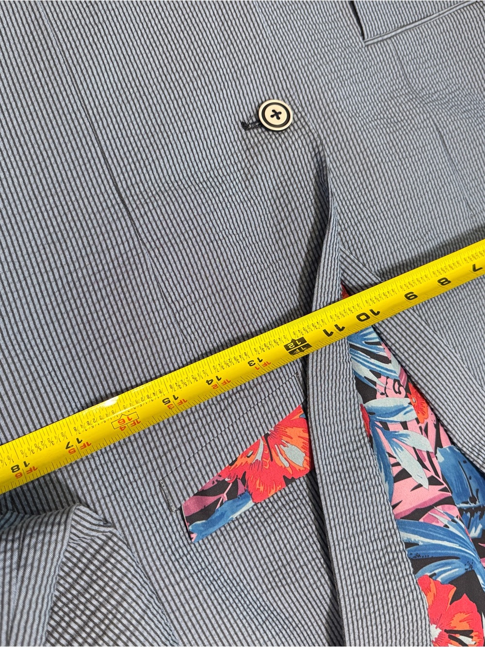 Paisley & Gray Ashton Men's Slim Fit Suit Jacket Peak Lapel, Stylish Design 38R - Picture 12 of 16
